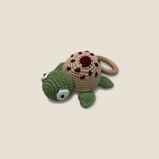 Turtle Crochet Rattle